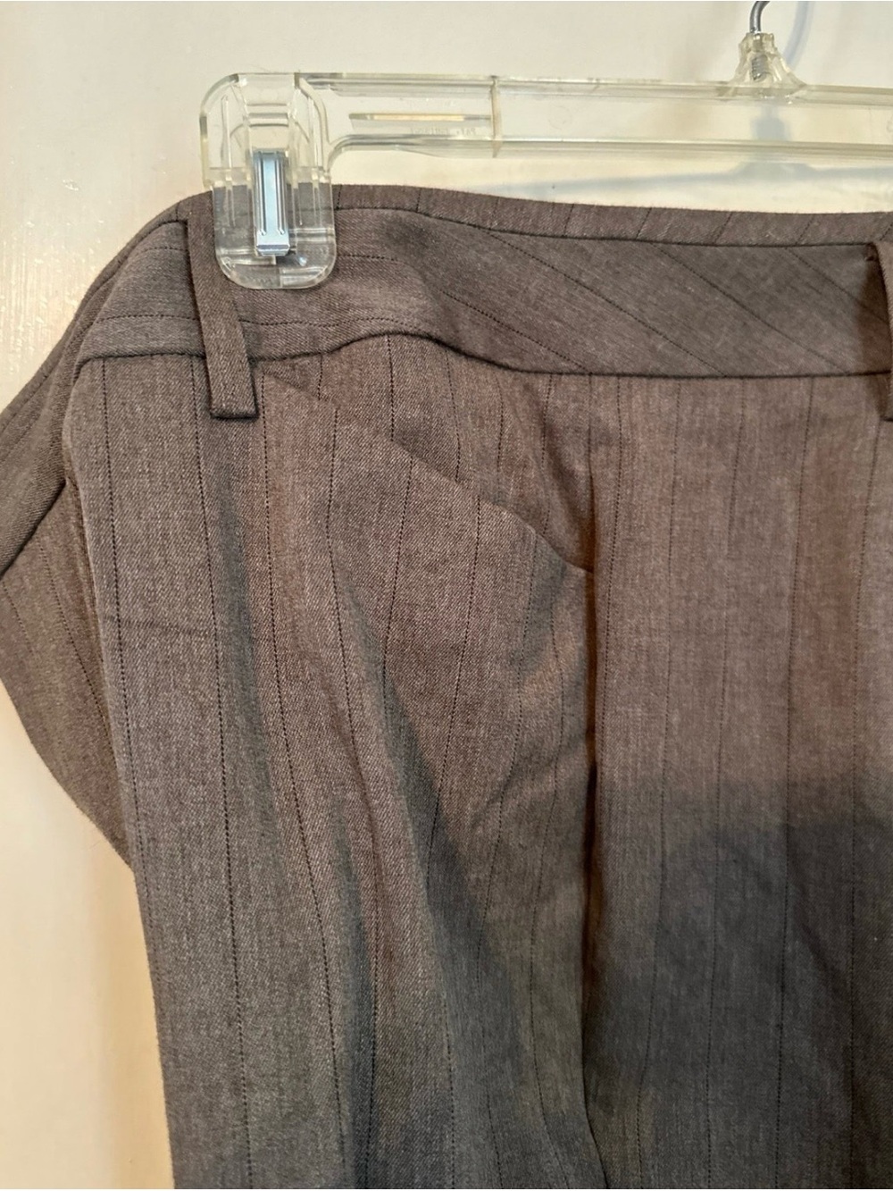 G.H. Bass & Co. Women’s Brown Pinstripe Dress Pants - Picture 3 of 8